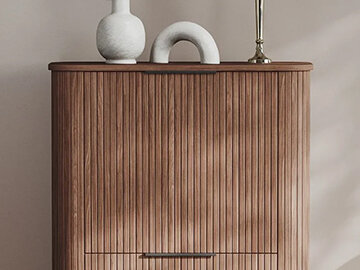 Fluted furniture