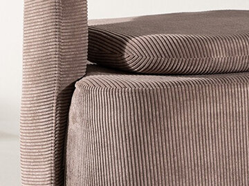 Velvet fabric furniture