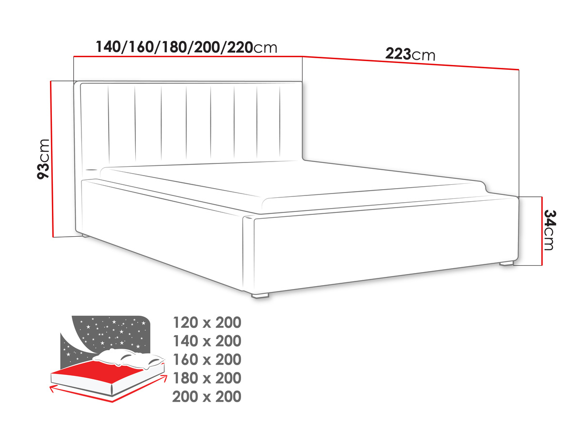Bed Pomona 109 (Victoria 14 867)