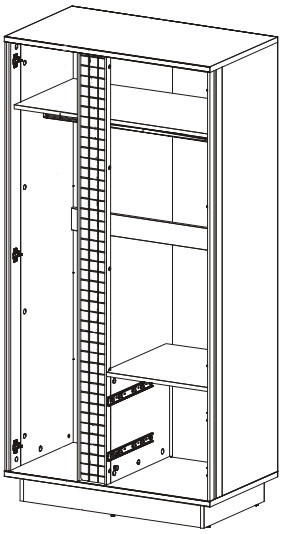 Wardrobe Dunvelo 107