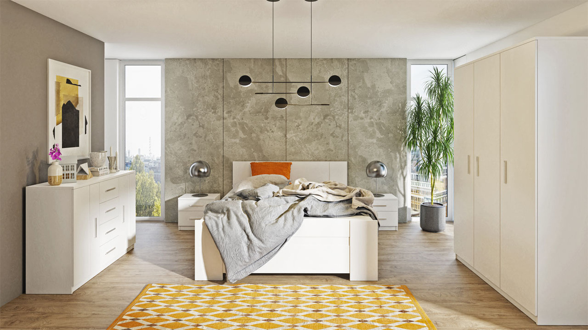 Chest of drawers Catromi 100 (White)