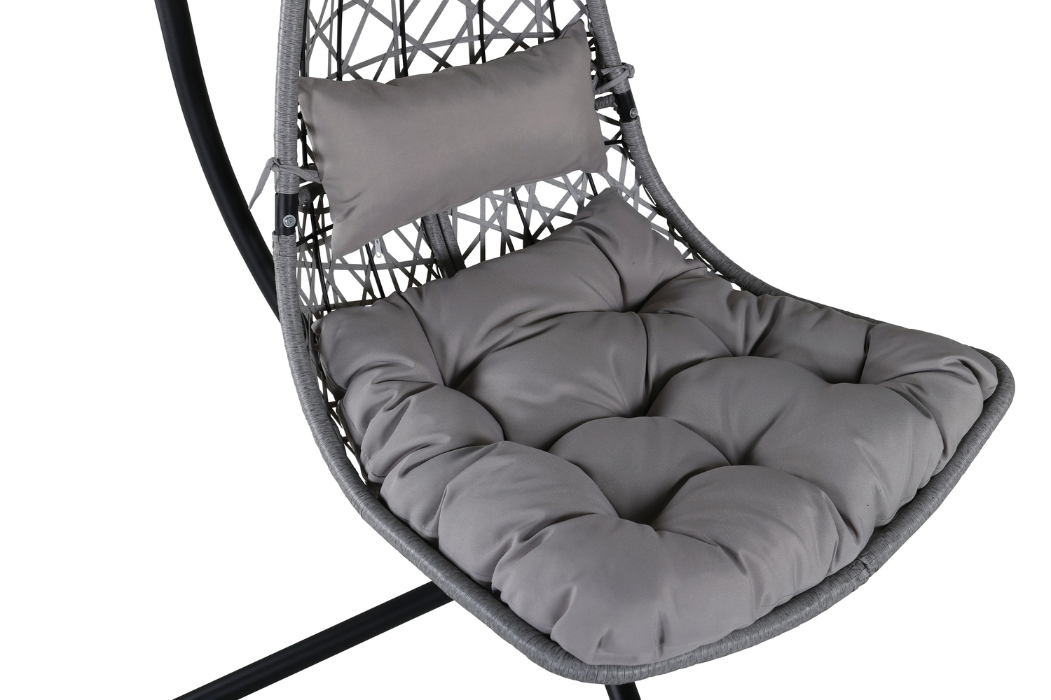 Hanging chair Dallas 519 (Black + Grey)