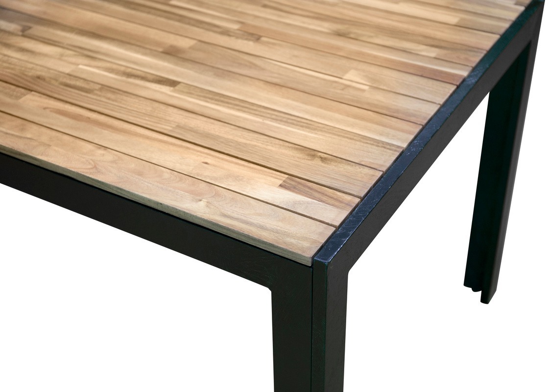 Outdoor table Dallas 673 (Acacia + Black)