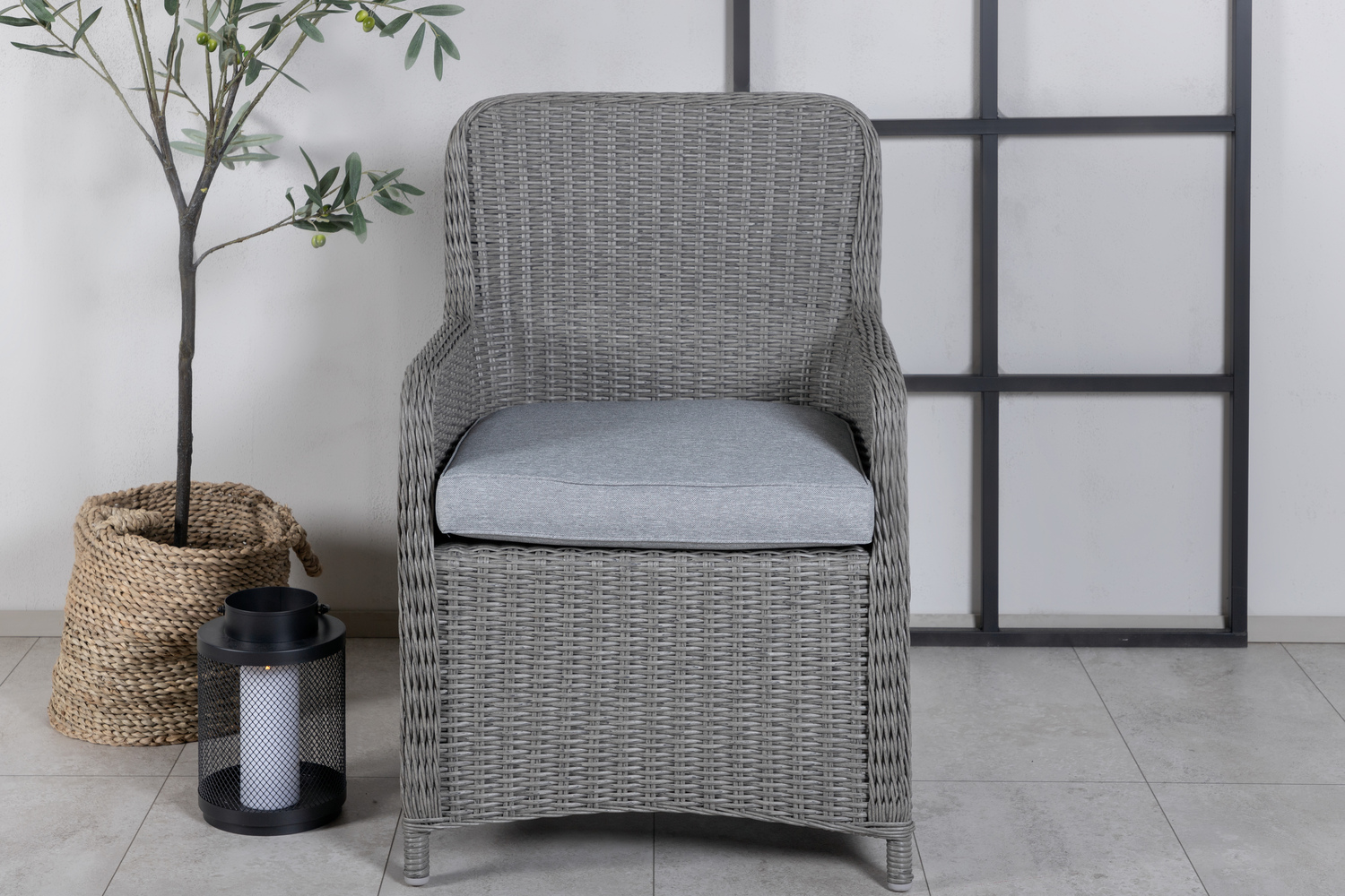 Outdoor armchair Dallas 680 (Grey)