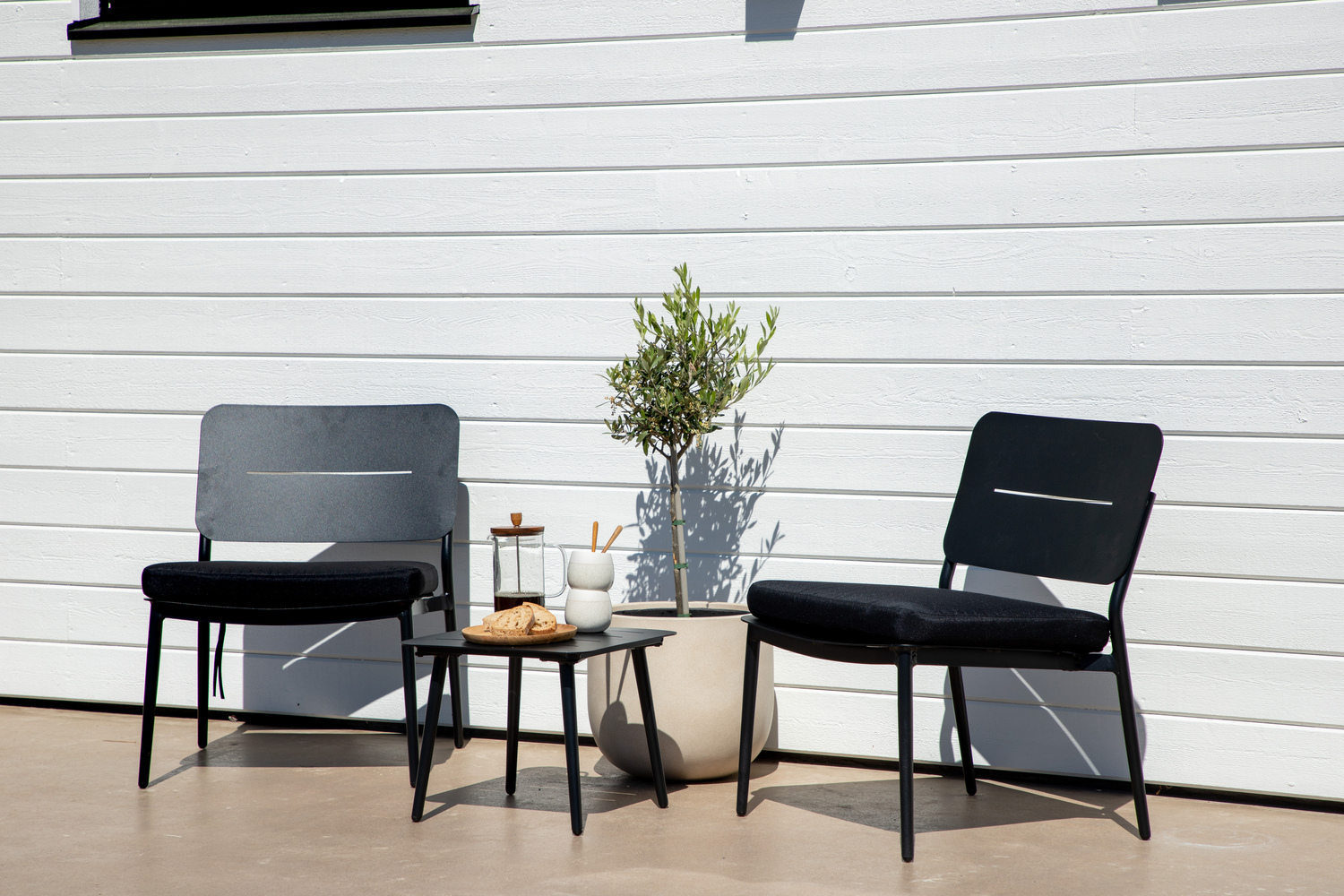 Outdoor chair Dallas 825 (Black)