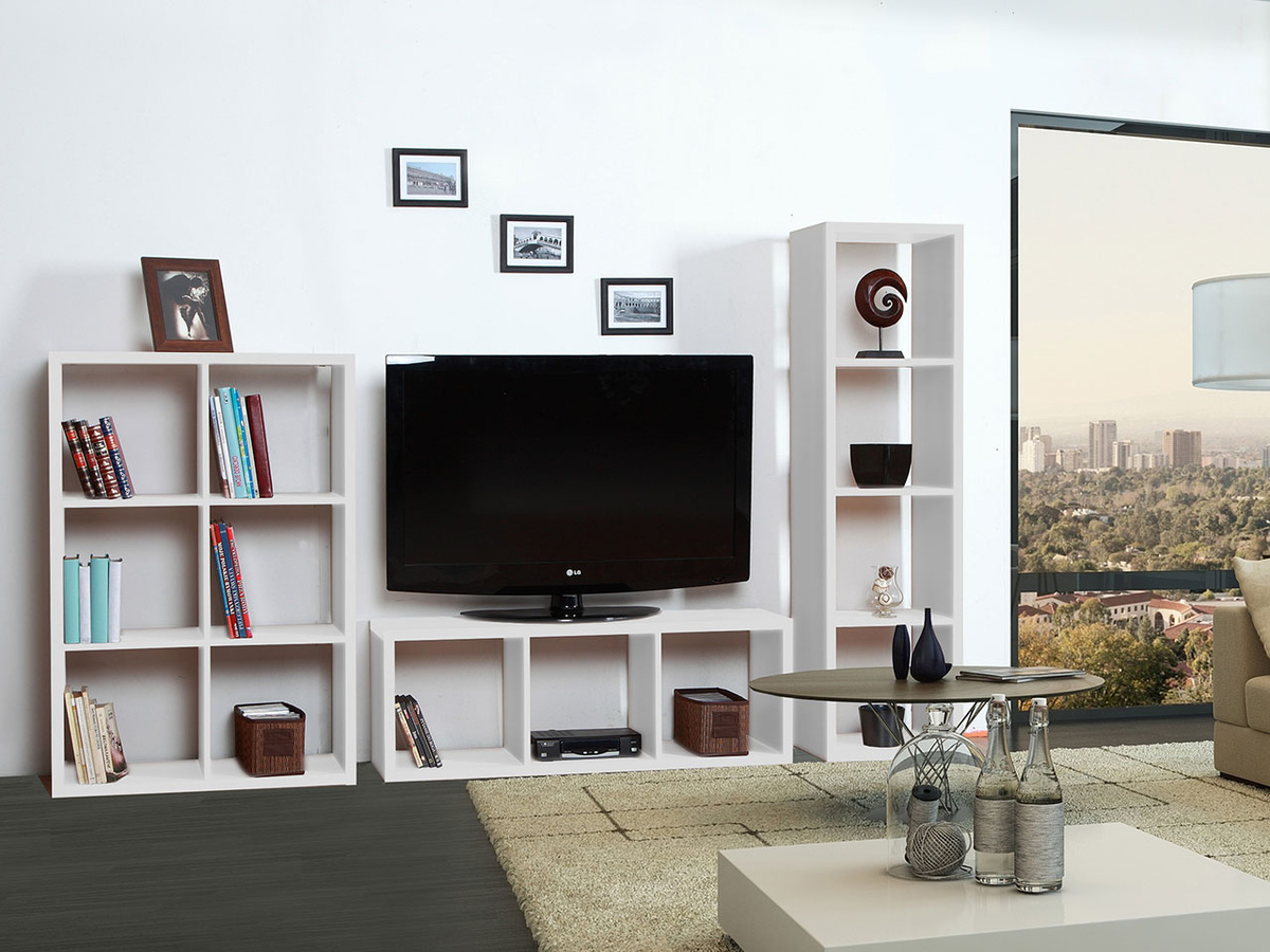 Bookcase Levnova 104 (White)