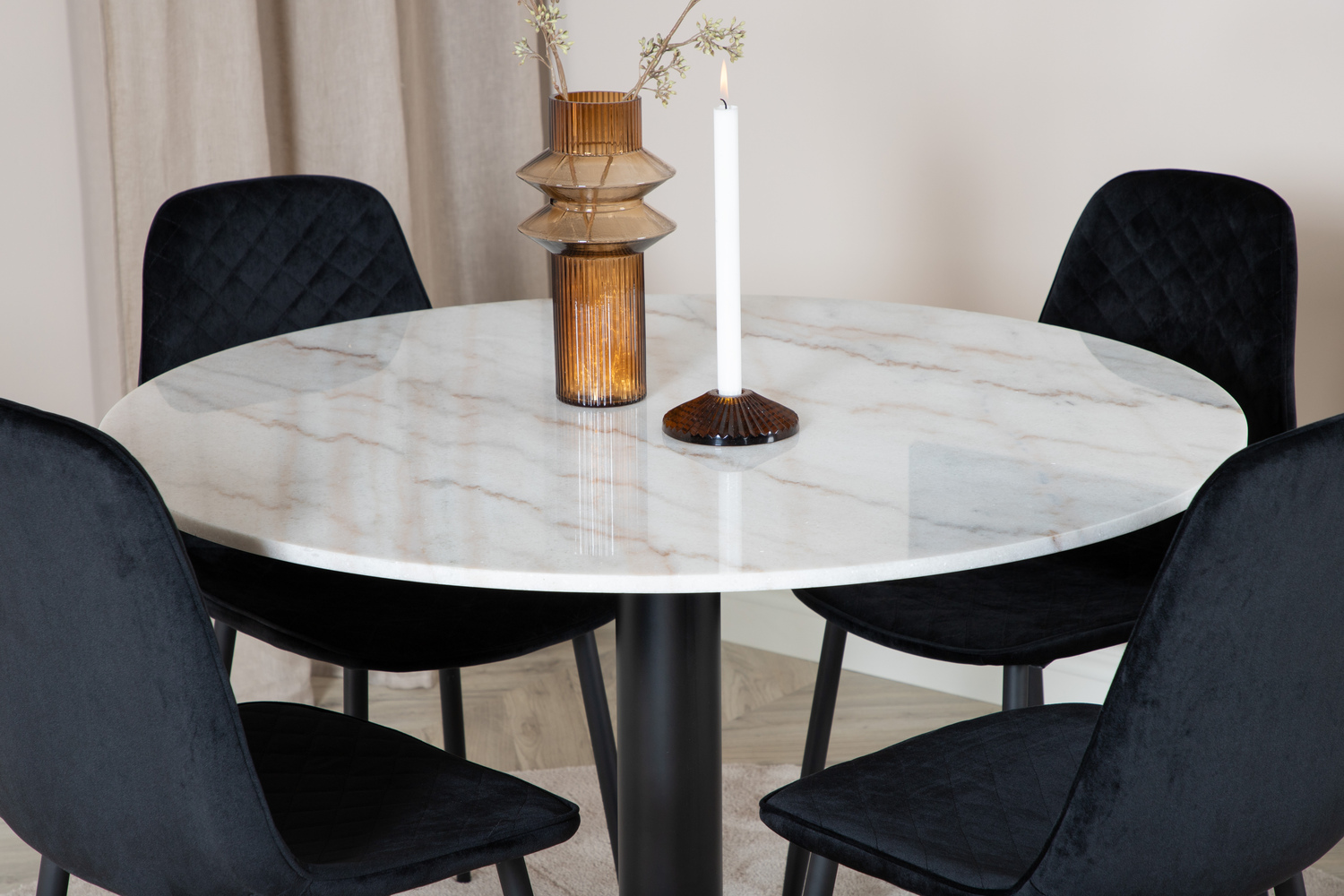Dining set Dallas 1302 (Black)