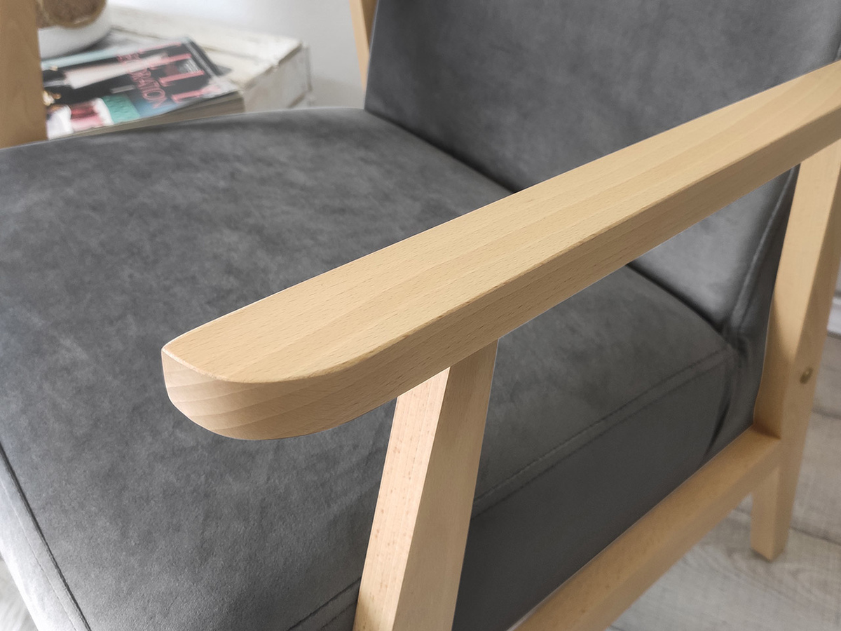 Armchair Clovis 100 (Magic Velvet 2217)