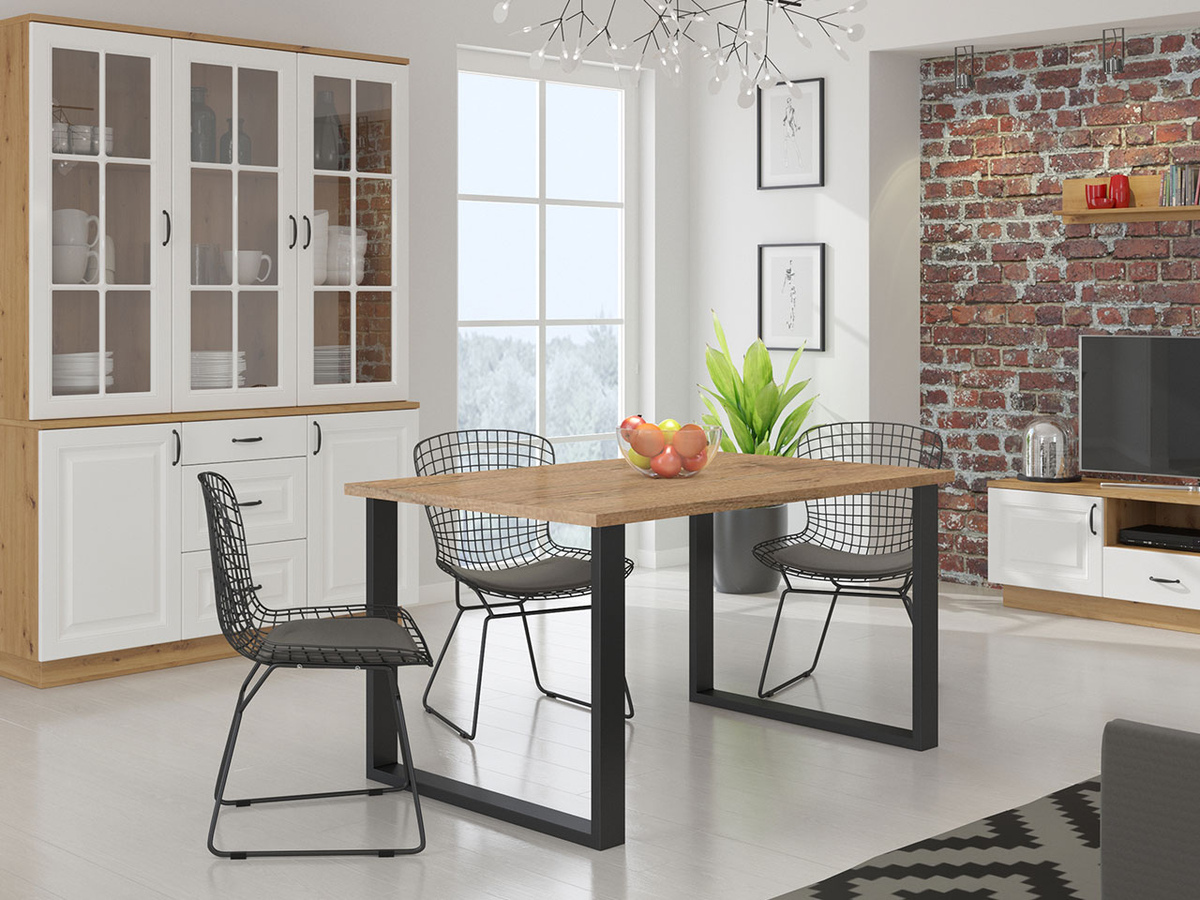 Table Tucson 137 (Lancelot oak + Black)
