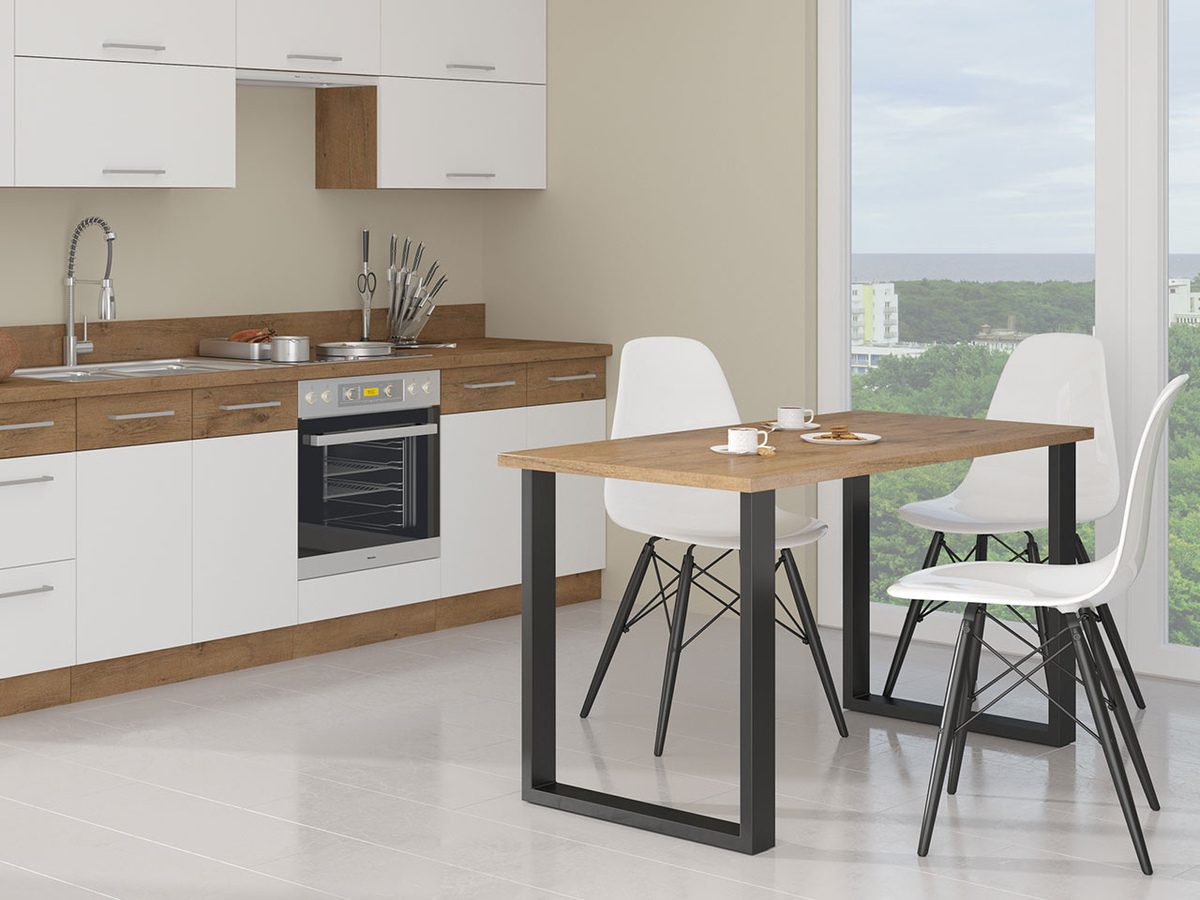 Table Tucson 138 (Lancelot oak + Black)