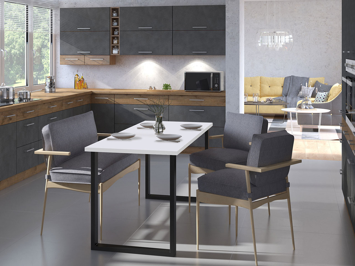 Table Tucson 138 (White + Black)