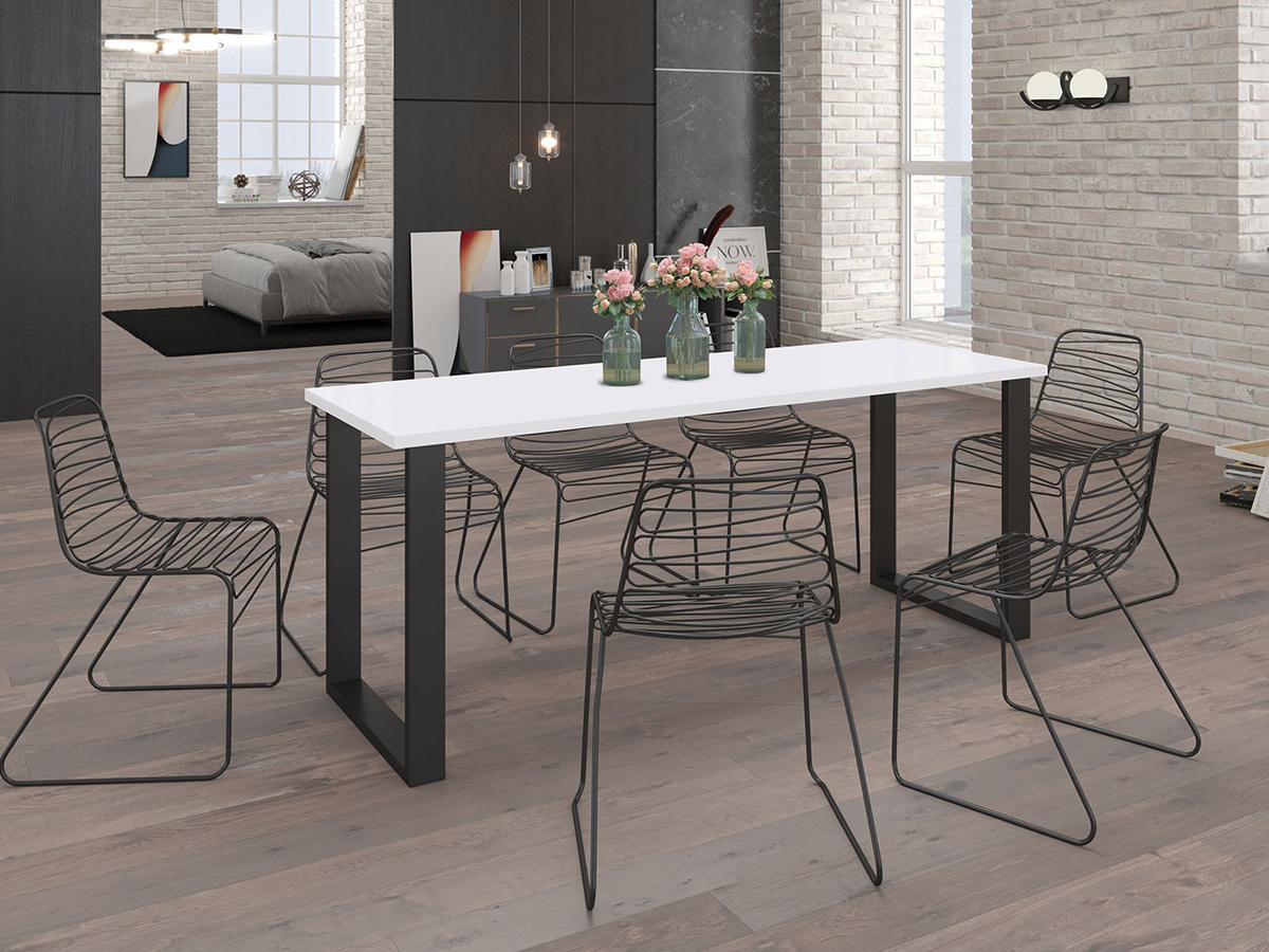 Table Tucson 138 (White + Black)