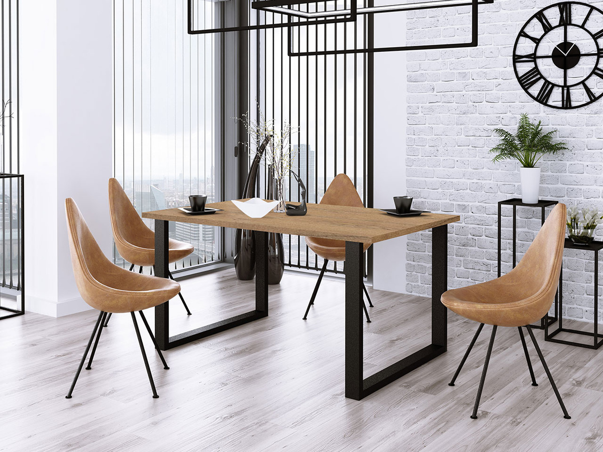 Table Tucson 139 (Lancelot oak + Black)