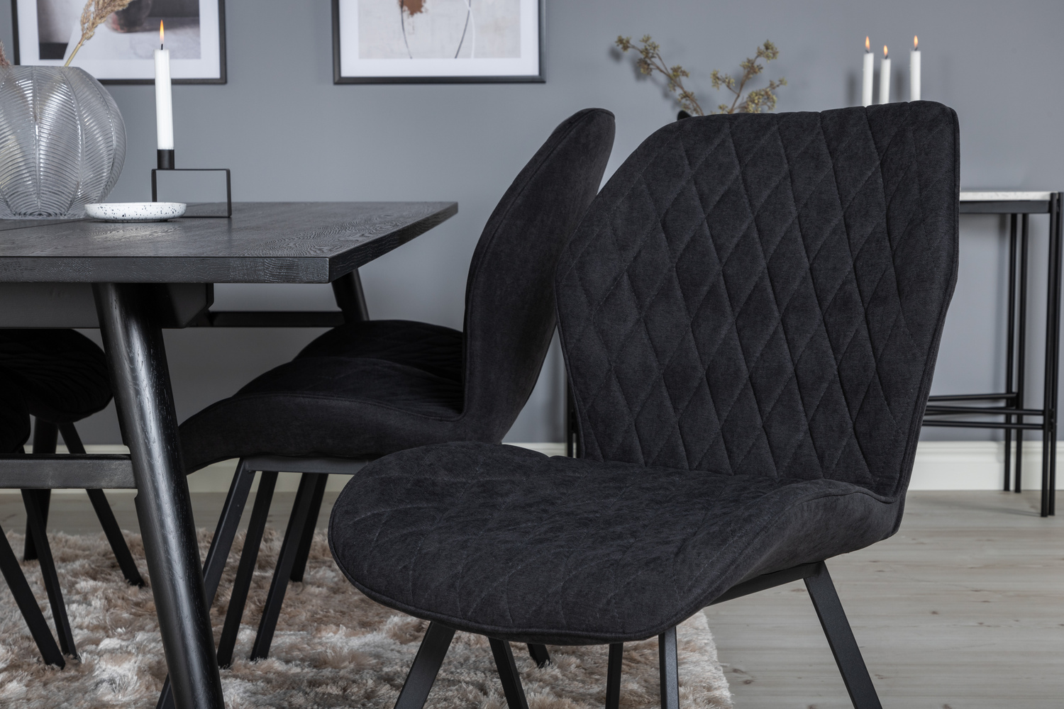 Dining set Dallas 1686 (Black)