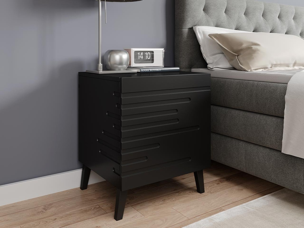 Set of bedside tables Charlotte 141 (Black)