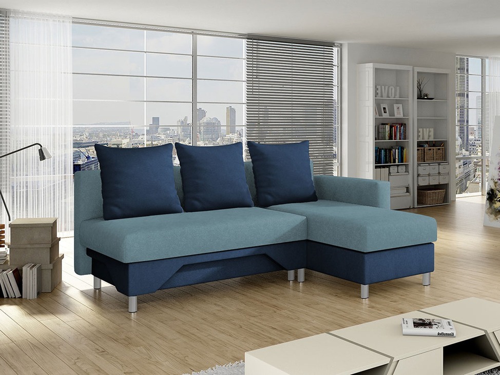 Corner sofa Akron 100 (Suedine 9 + Suedine 390)