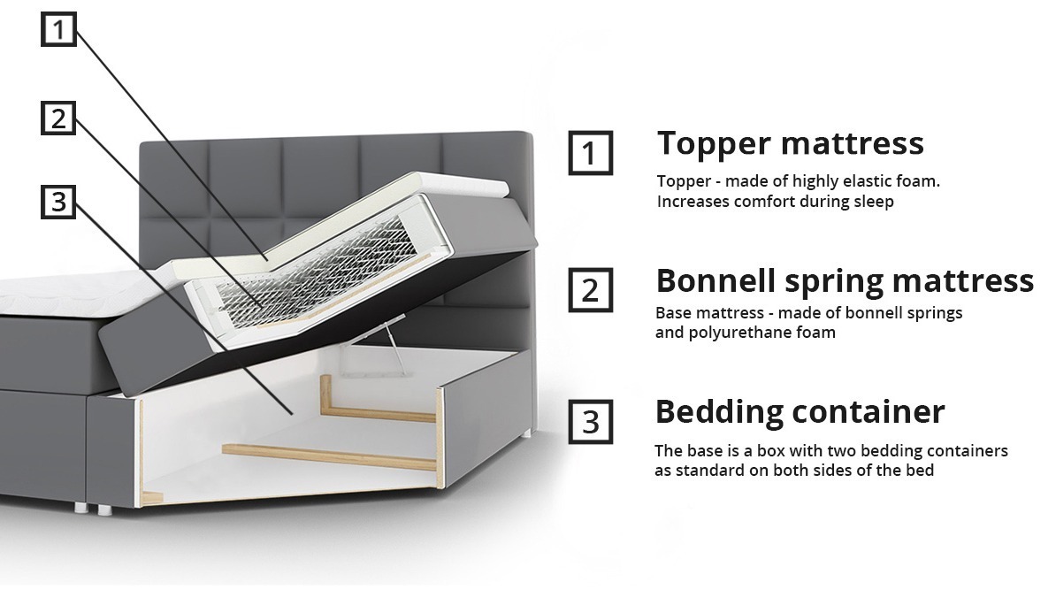 Continental bed Cantus (Casablanca 2308)