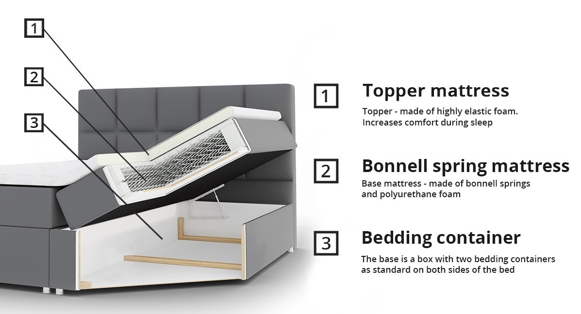 Continental bed Ventus (Ikar 01)