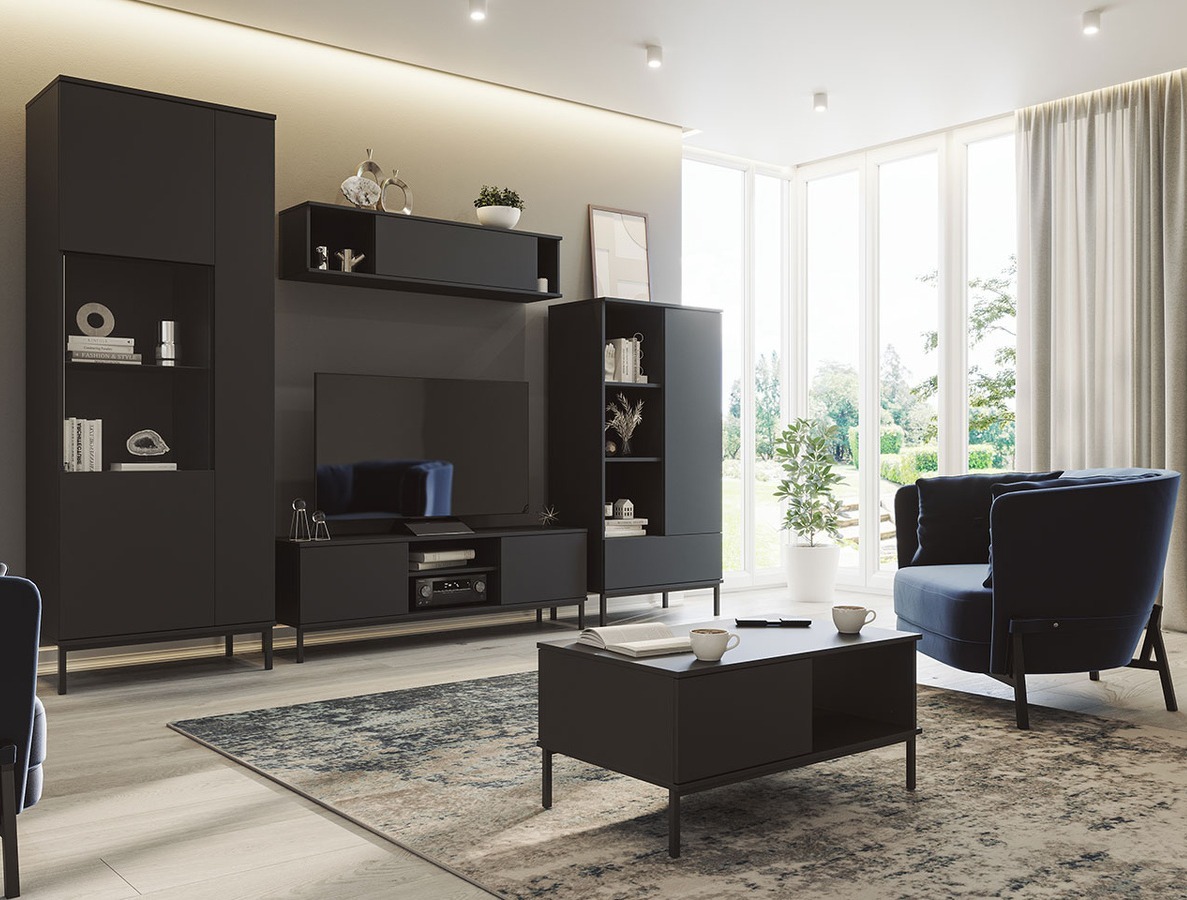 TV stand Lomsore 101 (Black)
