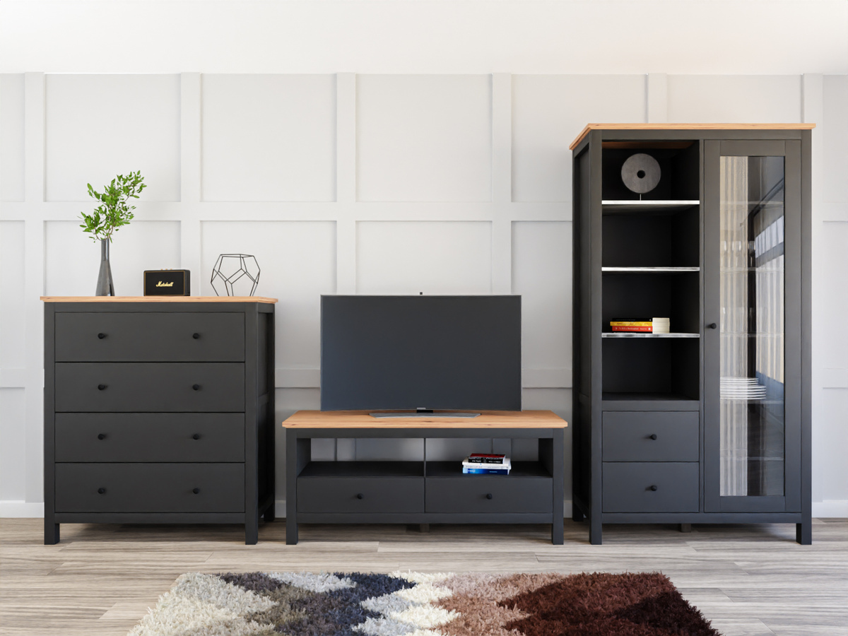 Living room set Sordoro 125 (Graphite + Artisan oak)