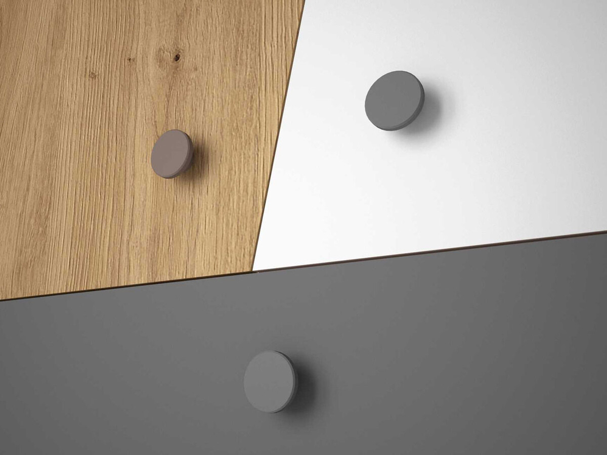 Furniture set Almira 114 (Artisan oak + White + Grey)