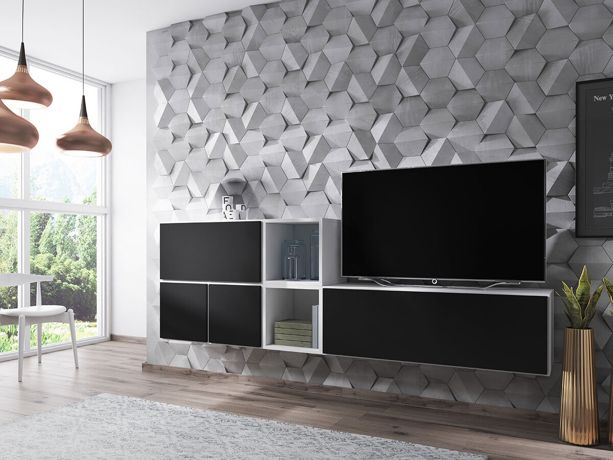 Wall cabinet Corbele 104 (Black)