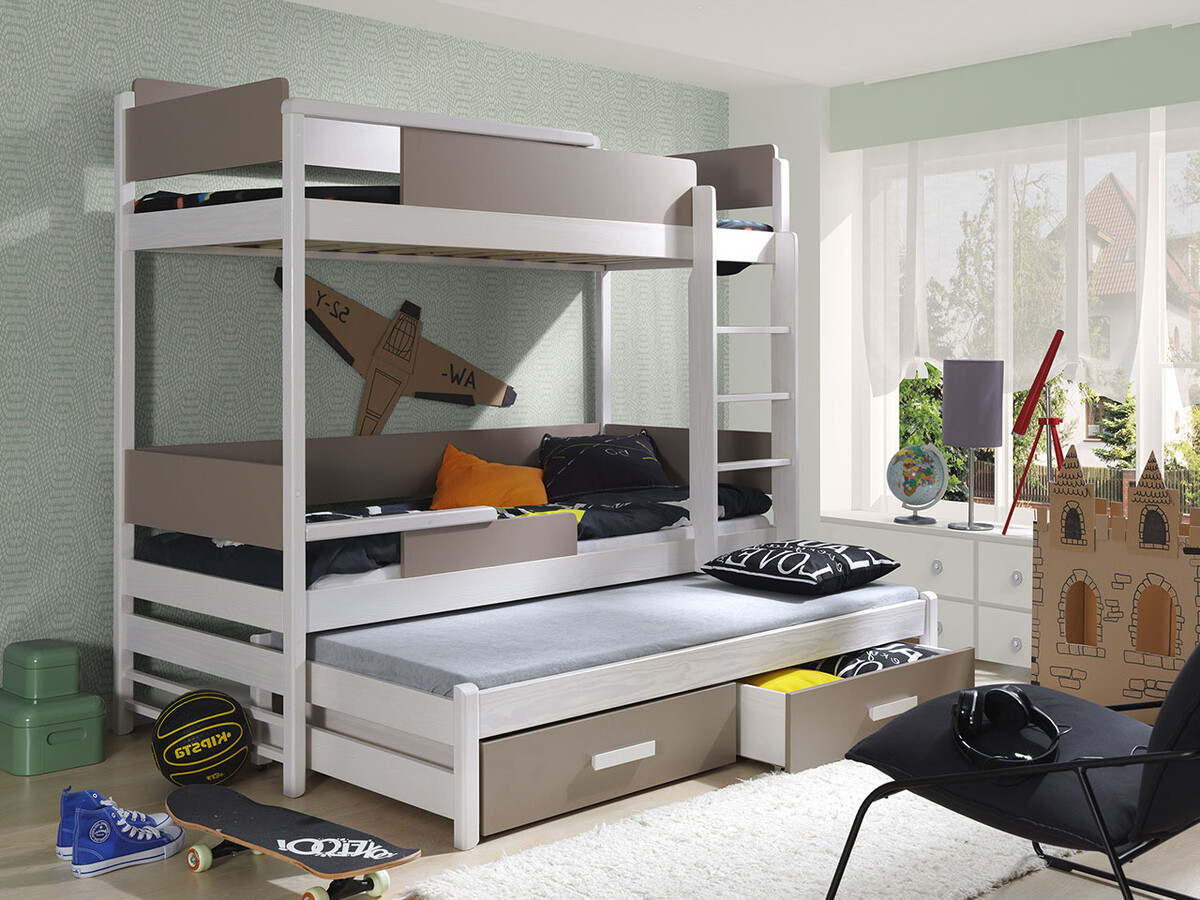 Bunk bed Henderson 114 (White + Trufel)