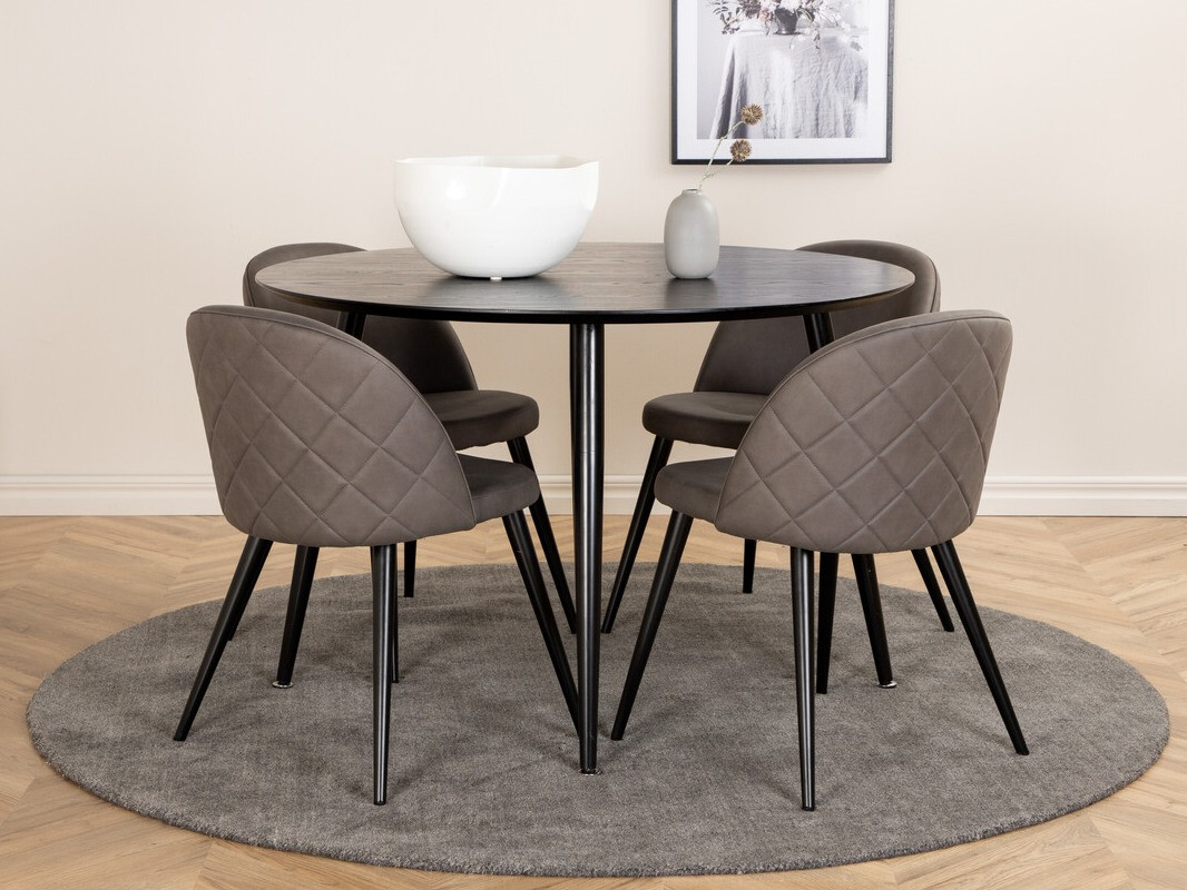 Dining set Dallas 2545 (Grey + Black)