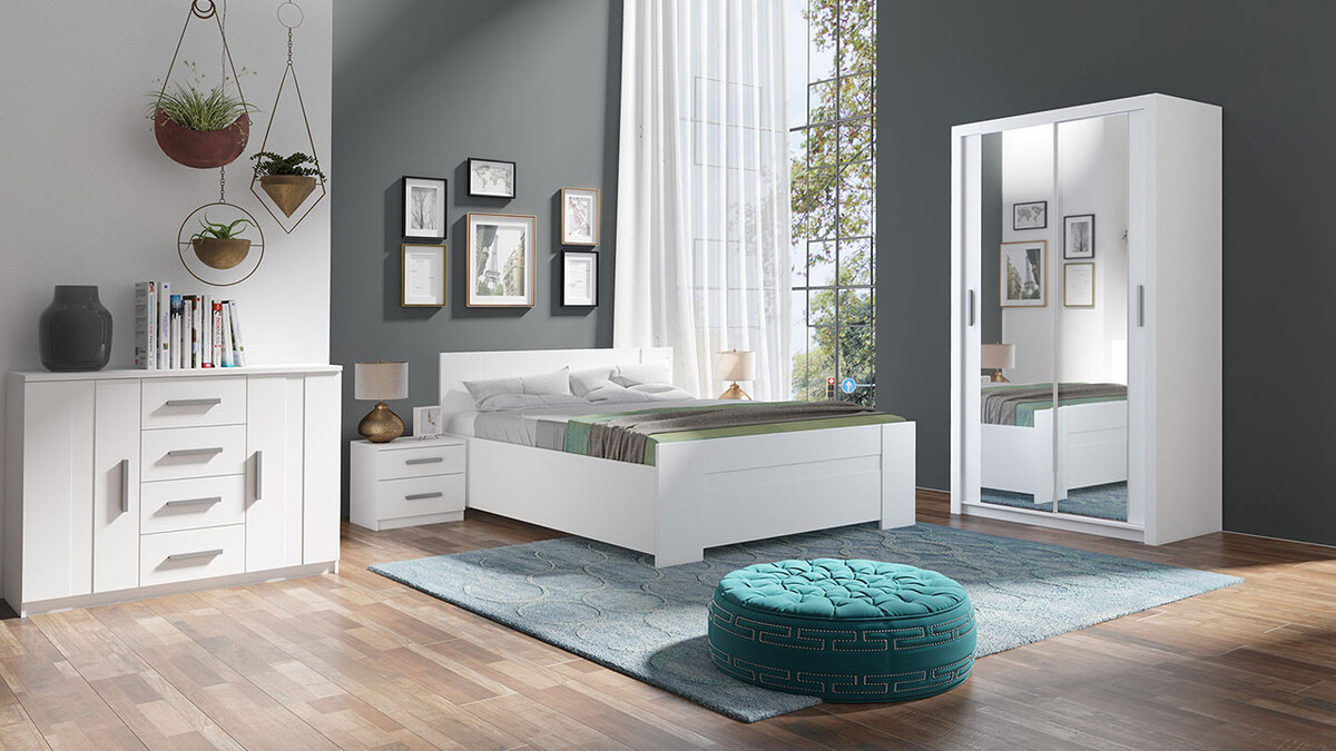 Wardrobe Catromi 104 (White)