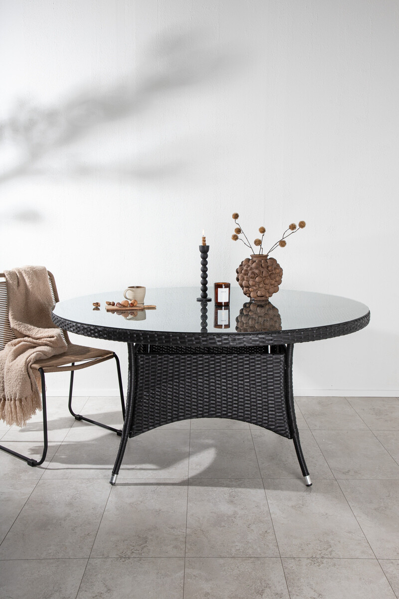 Outdoor table Dallas 667 (Black + Grey)