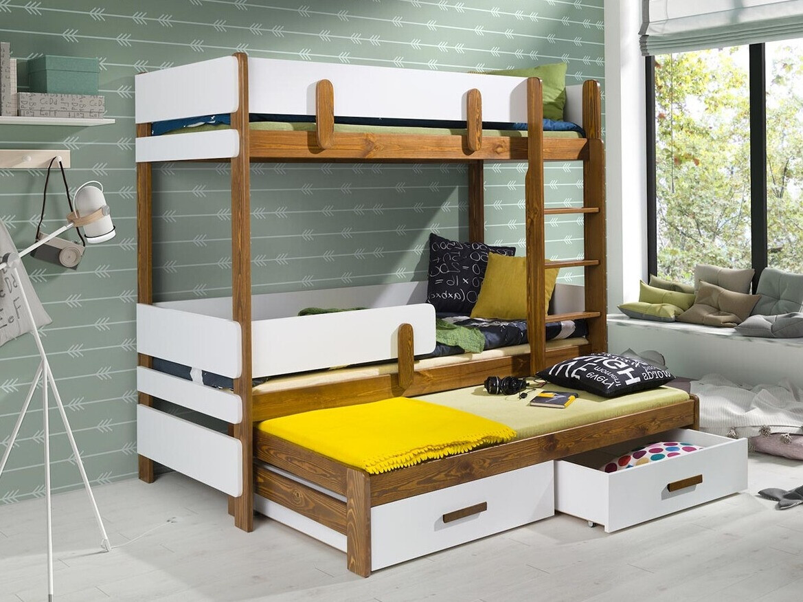 Bunk bed Henderson 145 (White + Oak)