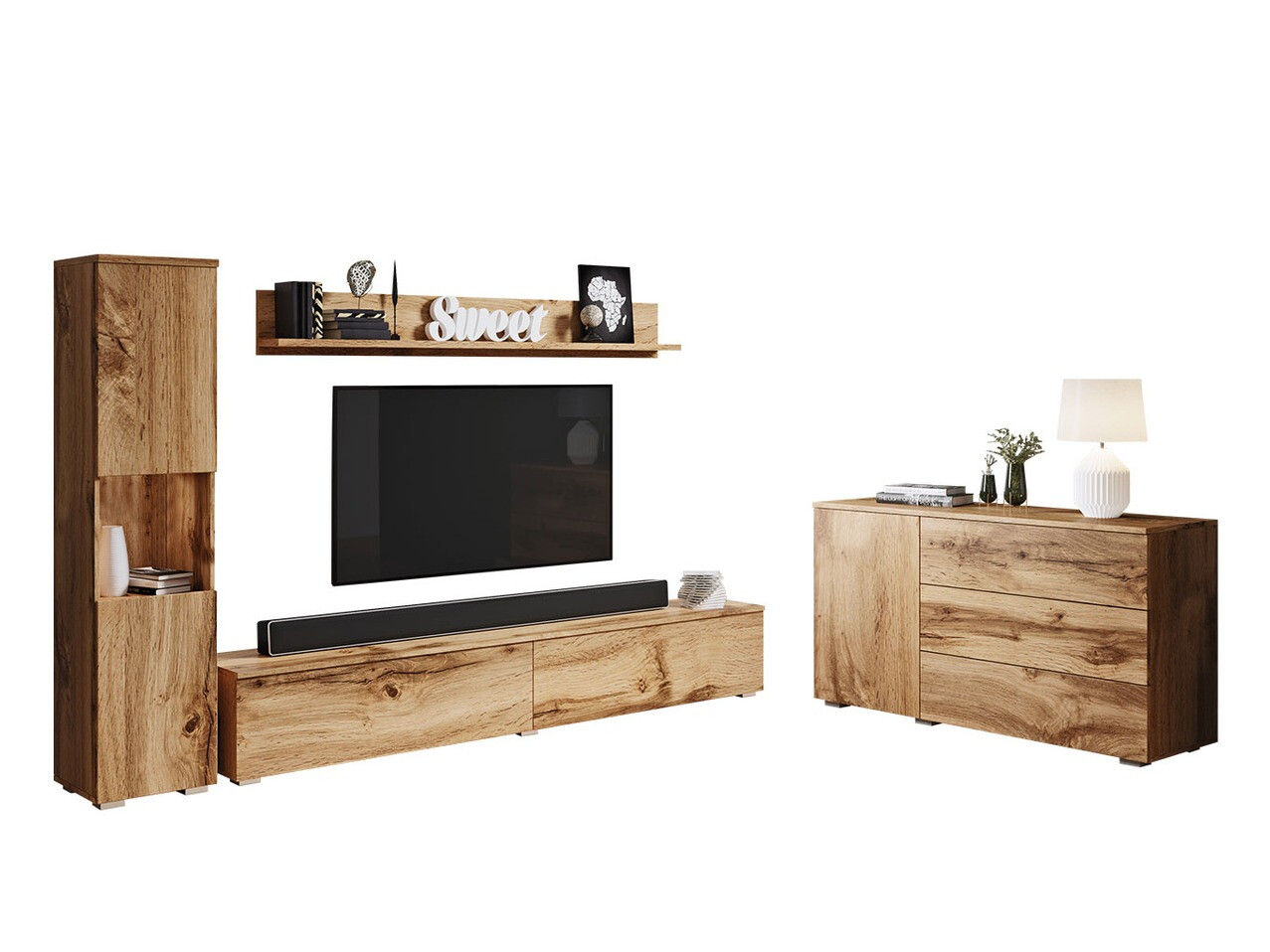 Living room set Sarasota 132 (Wotan Oak)
