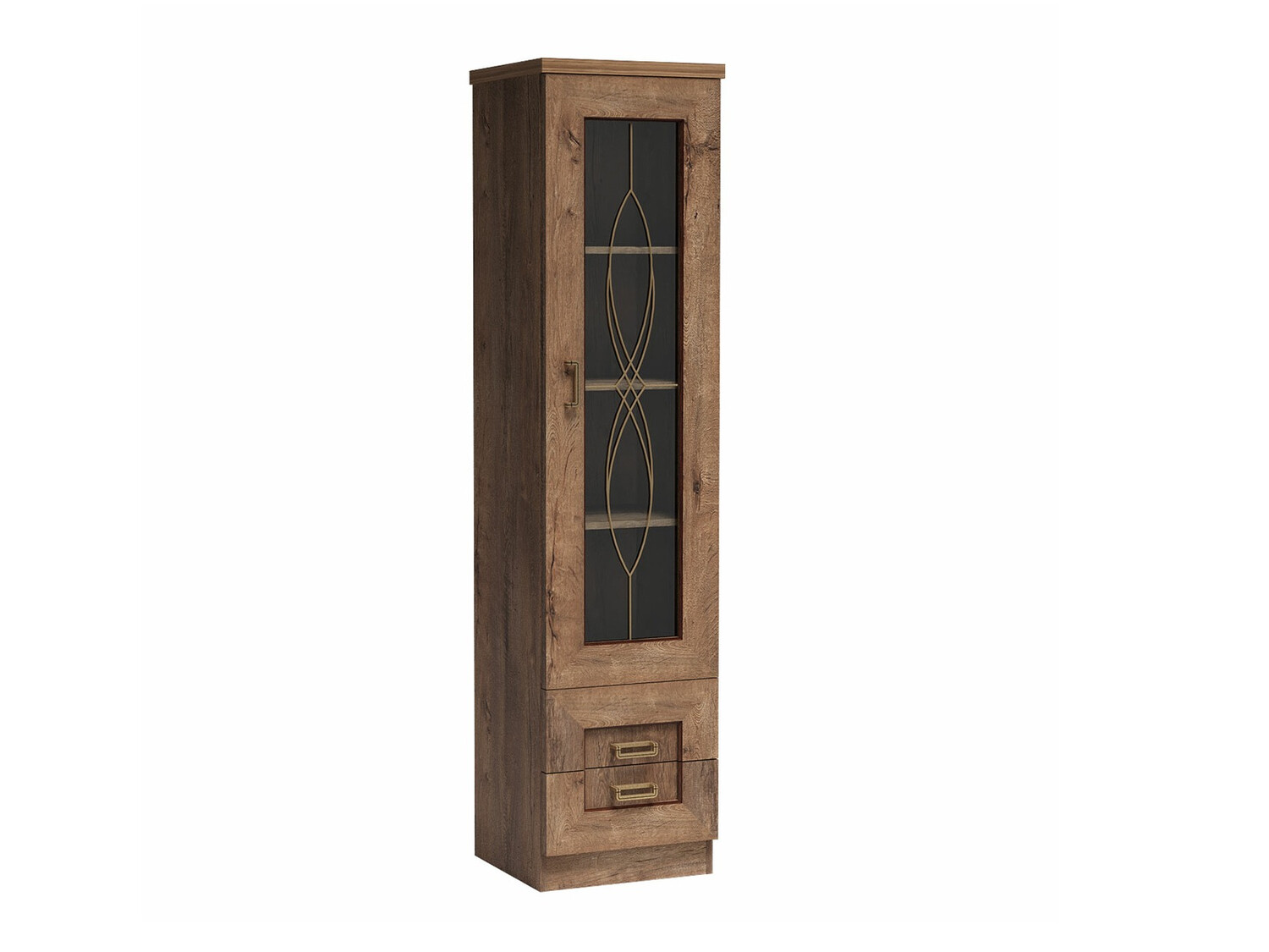 Bookcase Lircava 108 (Lefkas oak)