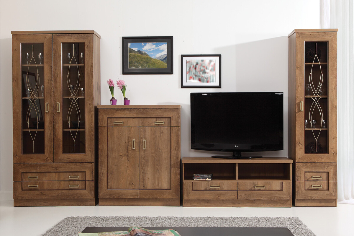 TV stand Lircava 110 (Lefkas oak)
