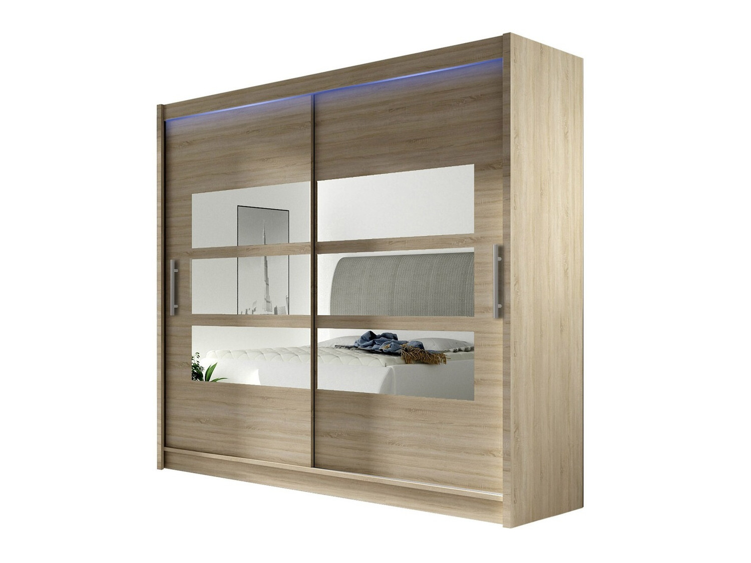 Wardrobe Closico Pallor III (Sonoma oak)