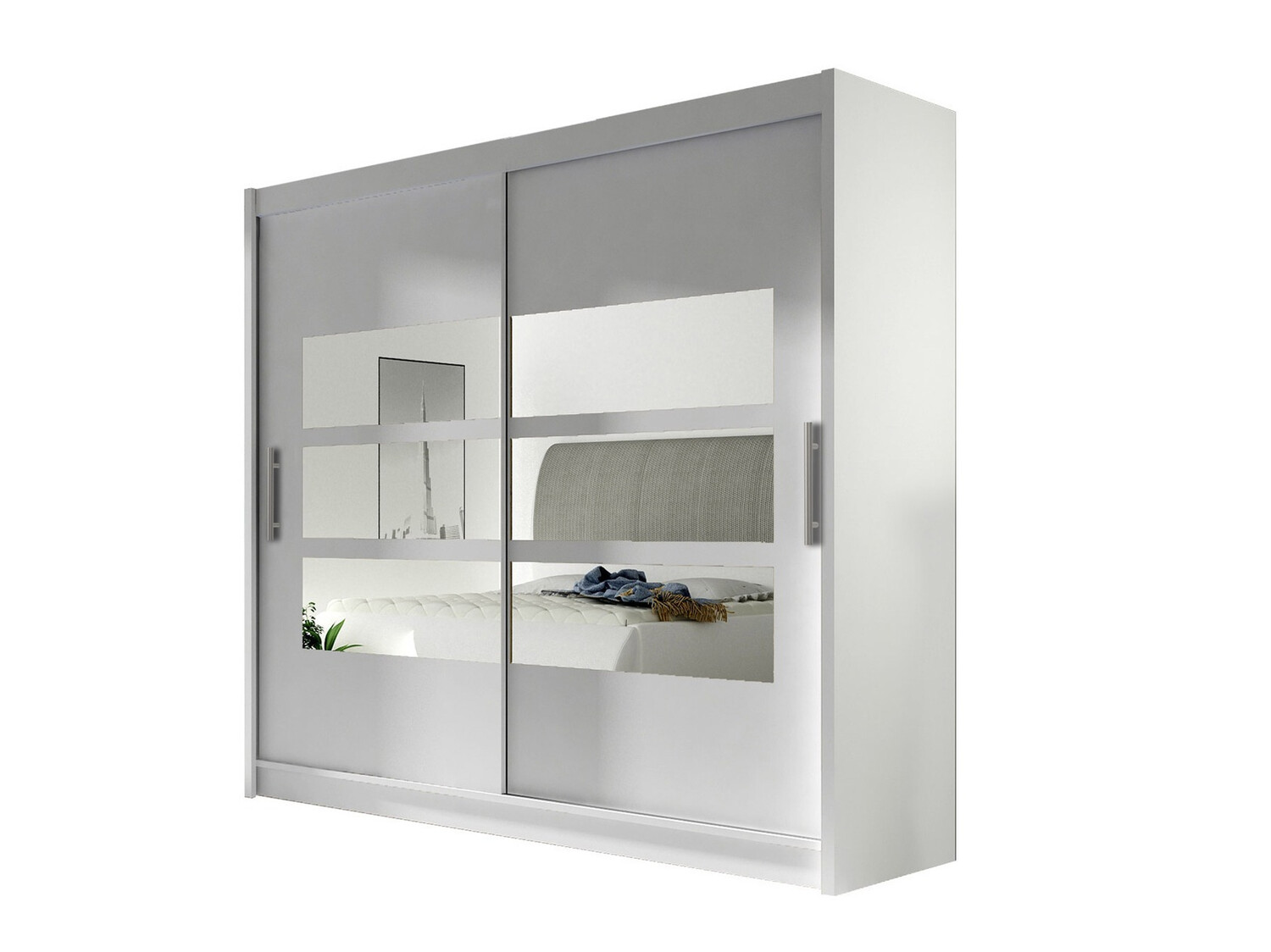 Wardrobe Closico Pallor III (White)