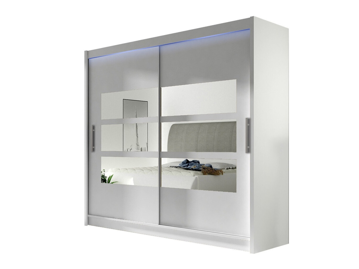 Wardrobe Closico Pallor III (White)