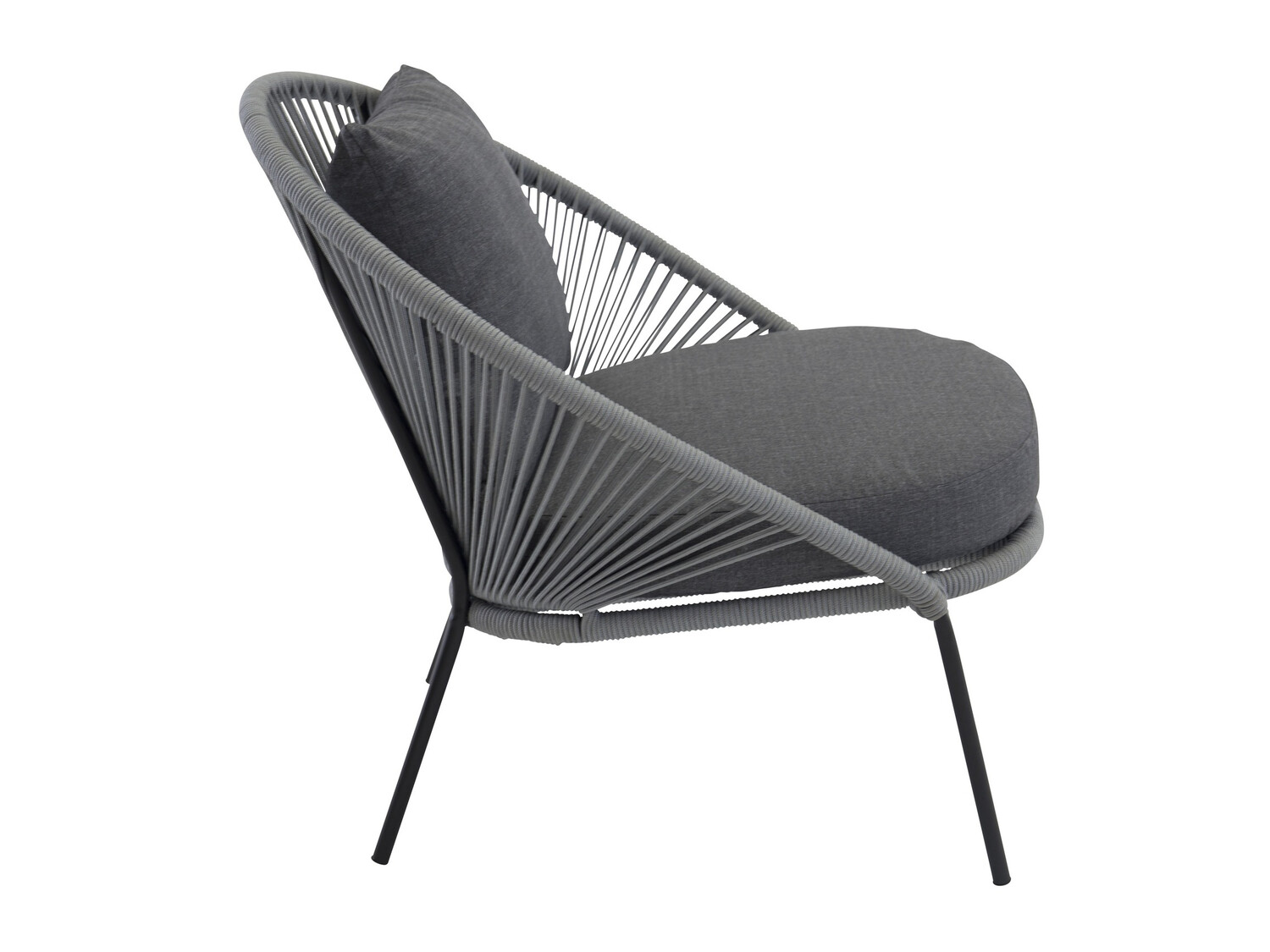 Outdoor armchair Dallas 1079 (Grey)
