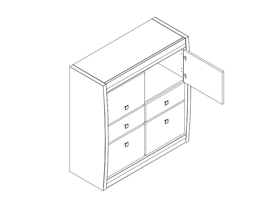 Chest of drawers Loretri 105