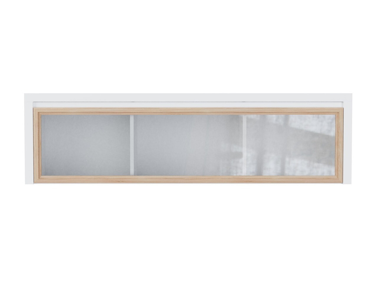 Wall shelf Nolroma 136 (White + Sonoma oak)