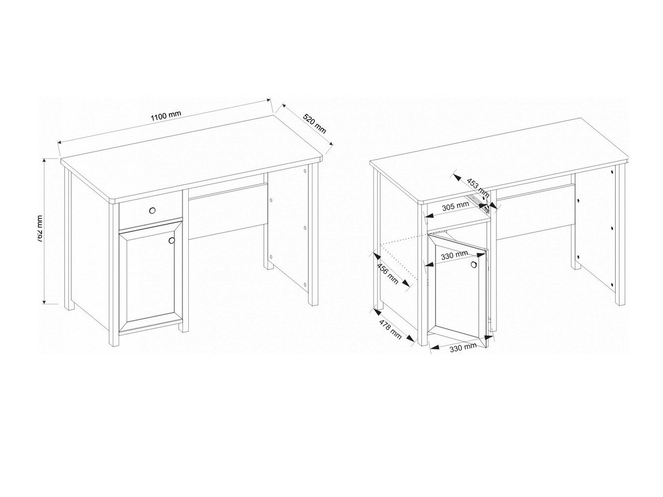 Dressing table Romelbo 123