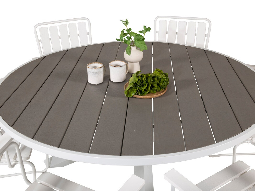 Outdoor table Dallas 2153 (Grey + White)
