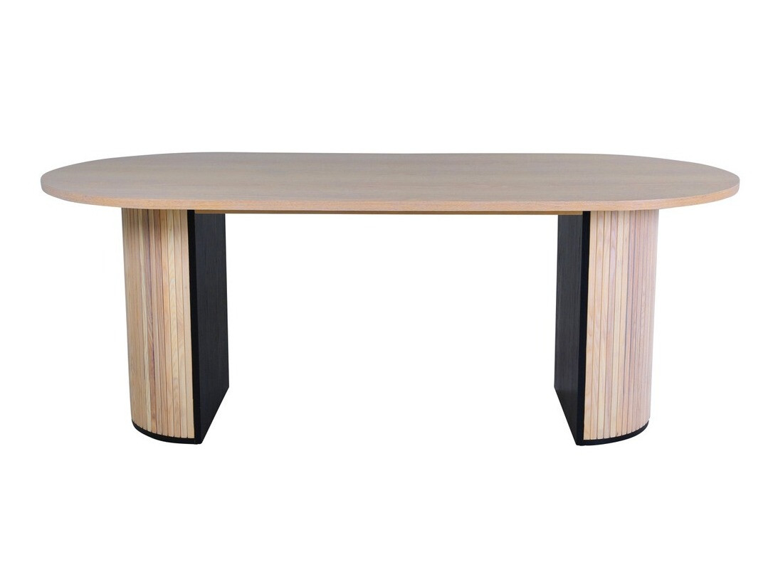 Table Dallas 1712 (Light wood + Black)
