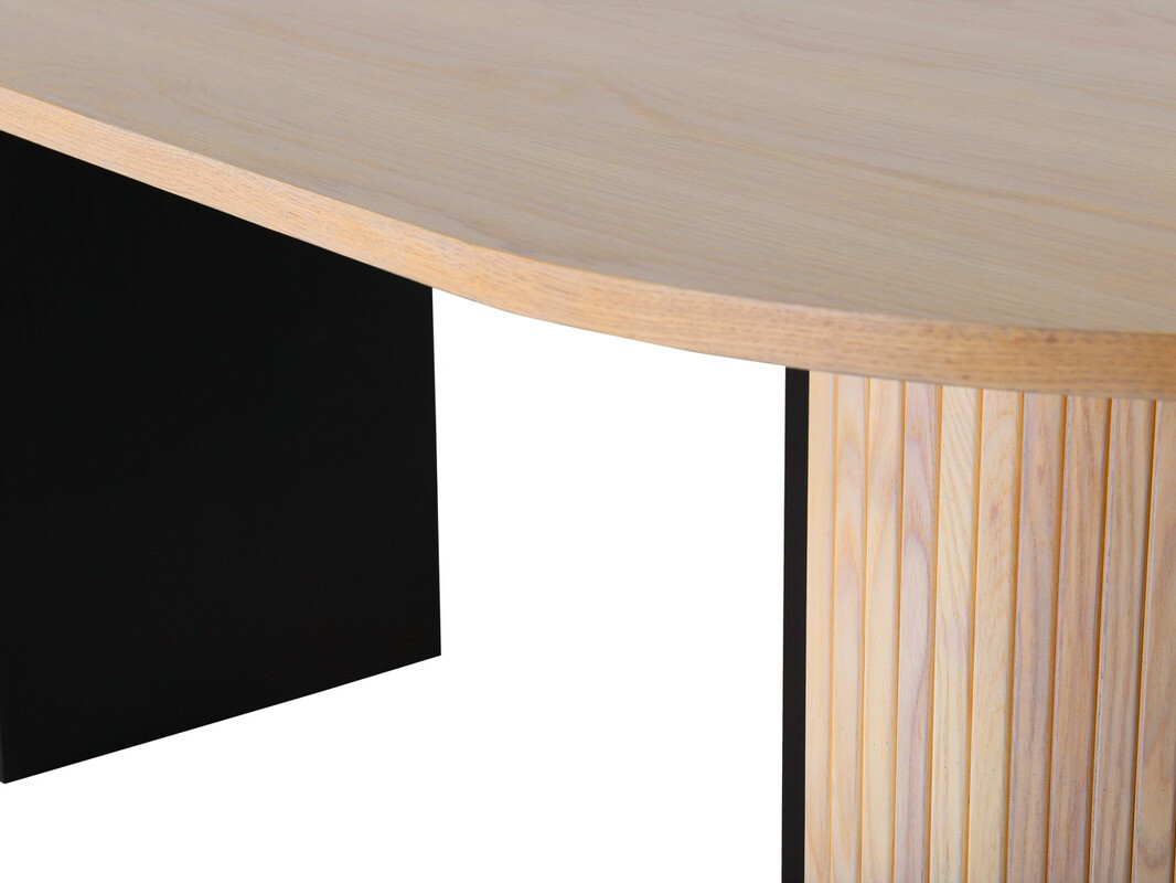 Table Dallas 1712 (Light wood + Black)