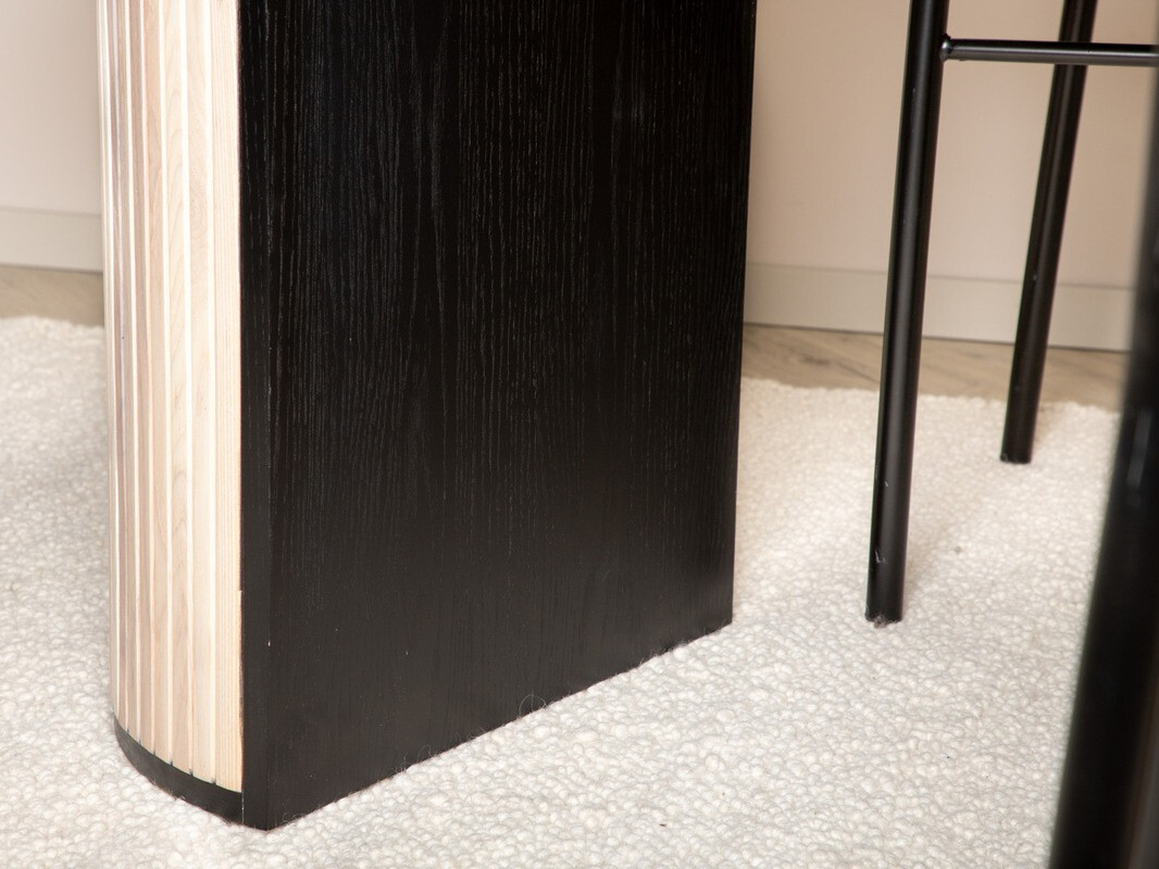 Table Dallas 1712 (Light wood + Black)