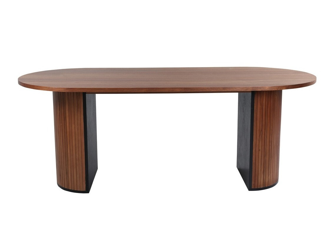 Table Dallas 1712 (Nut + Black)