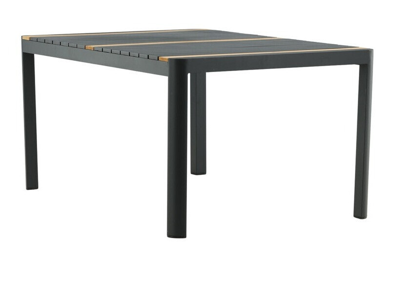 Outdoor table Dallas 2828 (Black + Brown)