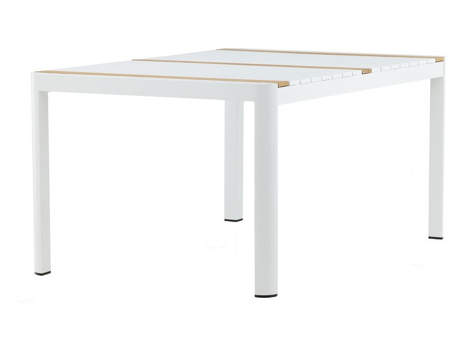 Outdoor table Dallas 2828 (White + Brown)