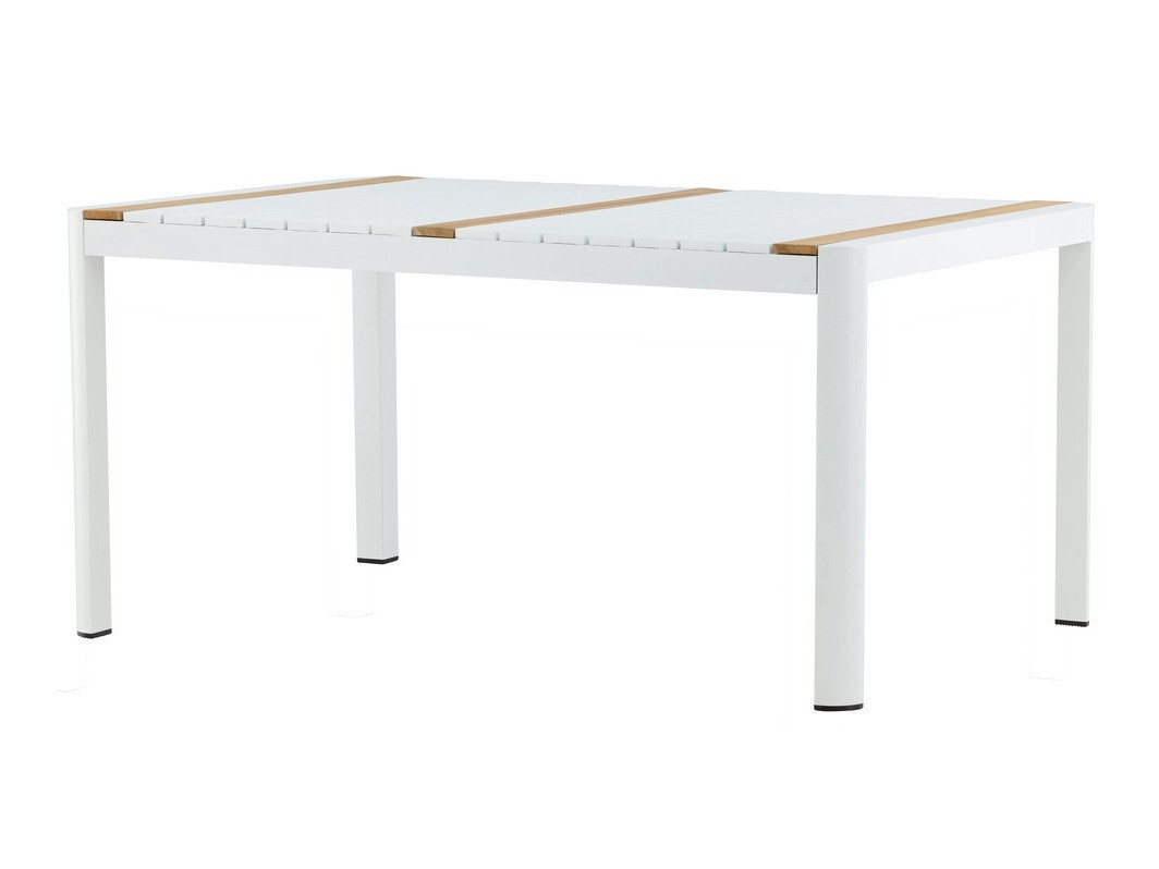 Outdoor table Dallas 2828 (White + Brown)