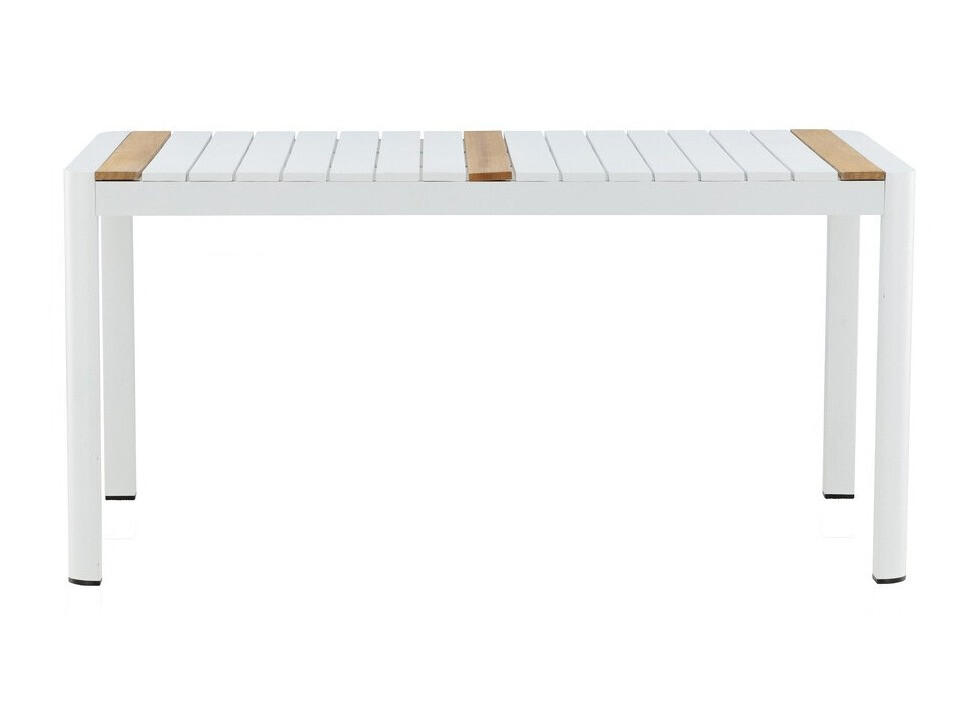 Outdoor table Dallas 2828 (White + Brown)